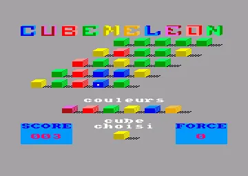 Cubemeleon (F) (1986) (v1) [CPC] screen shot game playing